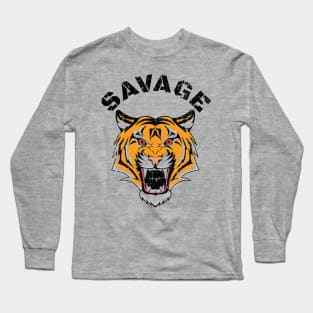 SAVAGE TIGER Long Sleeve T-Shirt